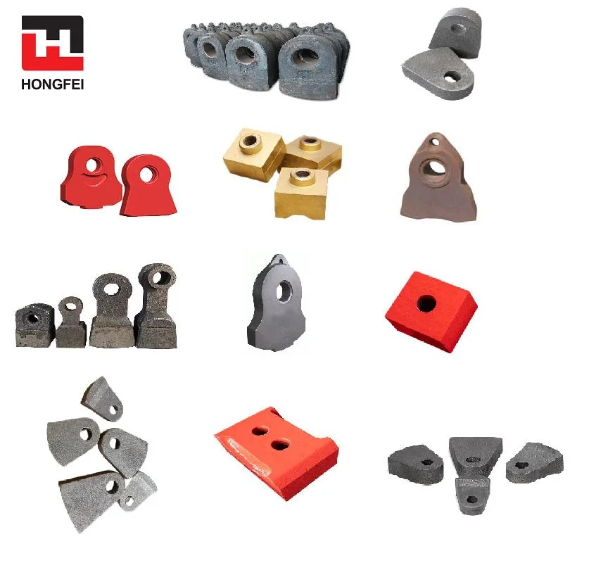 Factory Supply Casting Hammer Crusher Parts Wear Resistant Mining Rock Hammers for Crusher